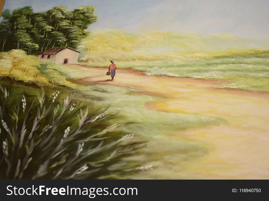 Painting, Watercolor Paint, Landscape, Ecoregion