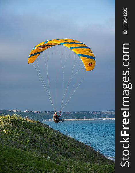 Air Sports, Paragliding, Parachute, Sky