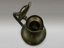 Antique Tin Pitcher Stock Photo Antique Tin Pitcher Stock Photo