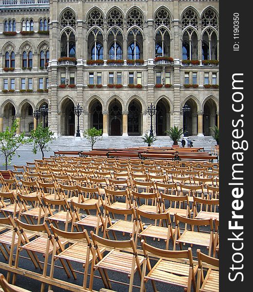 Open-air concert in Vienna, Austria