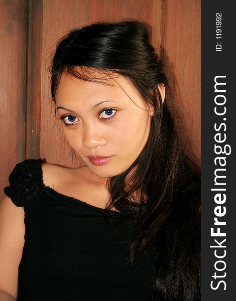 Portrait Of A Asian Woman