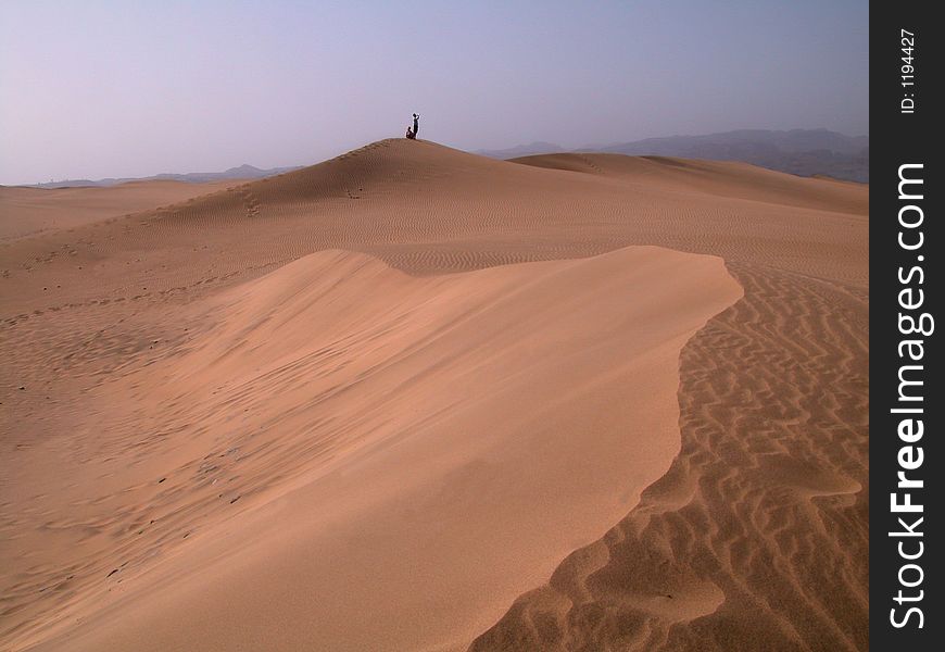 Sand dunes in Canaries Island