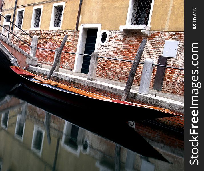 One of the many small canals that makes up the beauty of Venice. One of the many small canals that makes up the beauty of Venice.