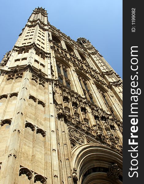 A Scene of the Houses of Parliament, London.U.K