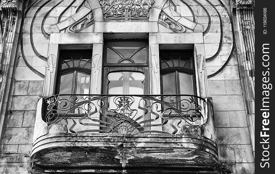 Black And White, Landmark, Iron, Monochrome Photography