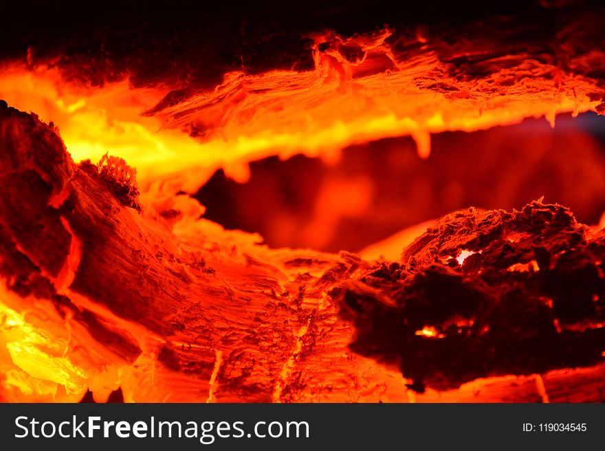 Flame, Fire, Geological Phenomenon, Heat