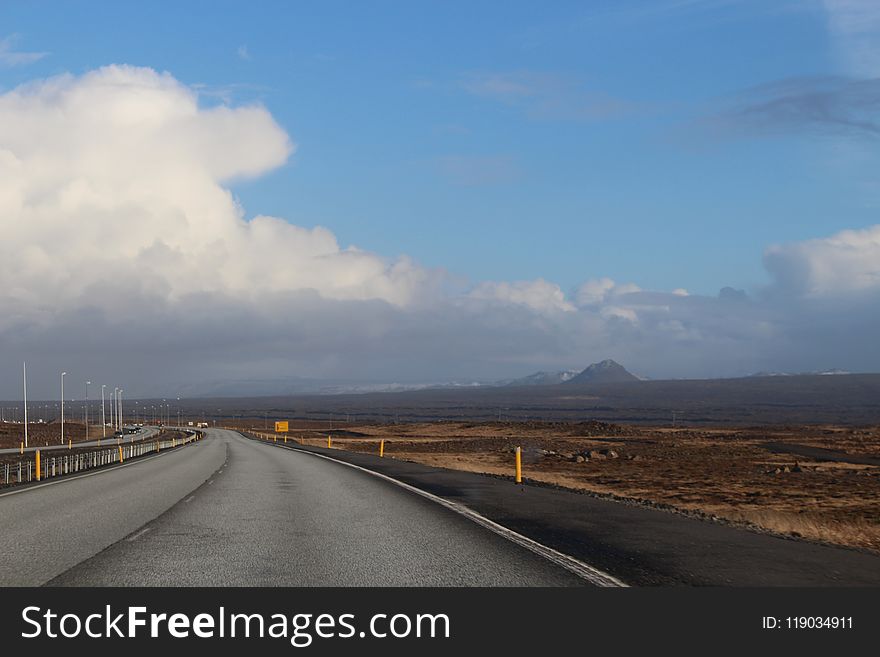 Road, Sky, Highway, Cloud