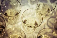 Champagne In Flute Glasses Stock Image