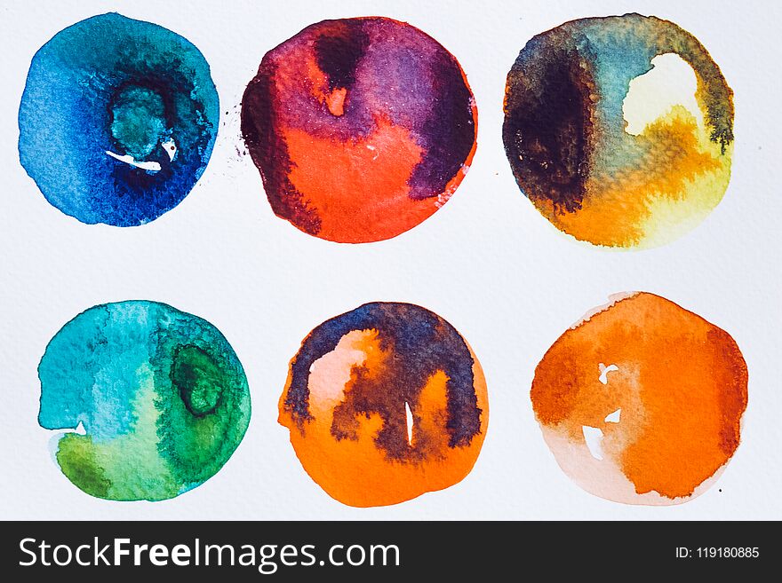 Abstract watercolor background. Abstract color background.