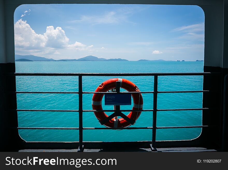 View on the ferry to Koh Samui,Thailand. View on the ferry to Koh Samui,Thailand.