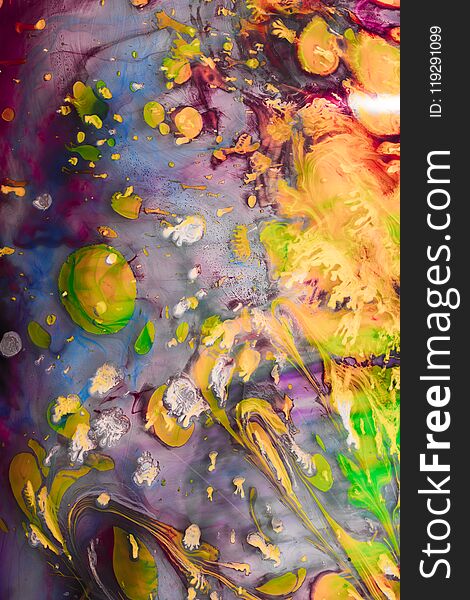 Abstract Marbling Art Patterns As Colorful Background