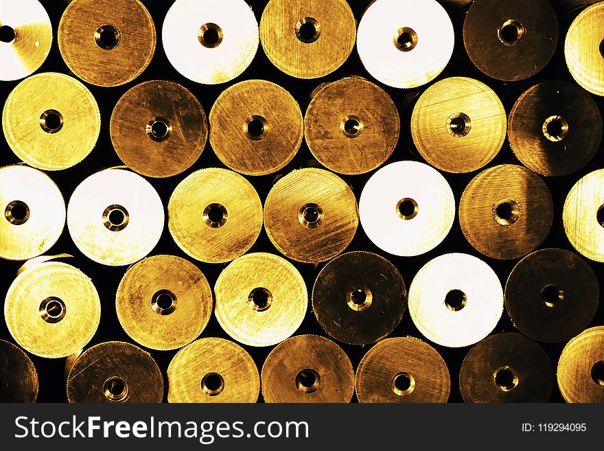 Abstract group of spare part for background used