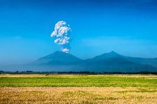 Background, Volcano Eruption Phreatic Eruption Royalty Free Stock Photography