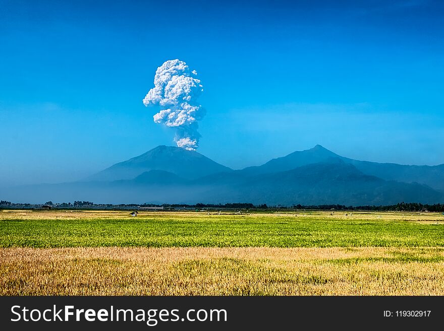 Background, Volcano Eruption Phreatic Eruption