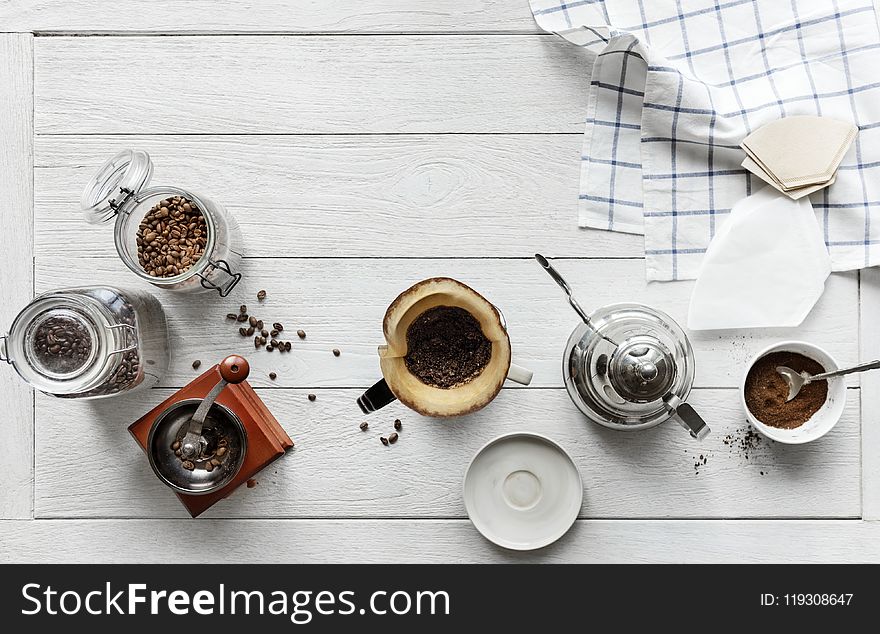 White Ceramic Coffee Cup