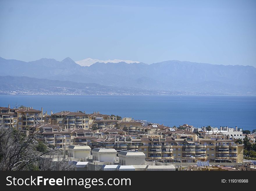 Sky, Sea, City, Coast