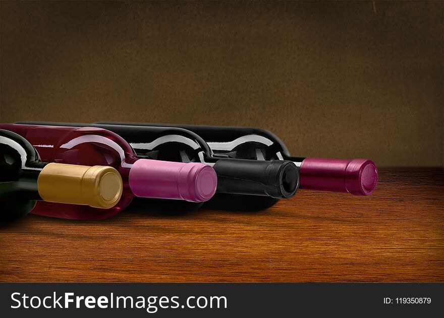 Wine bottle wine bottle red wine glass alcohol four objects