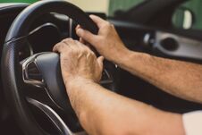 Senior Man In Car. Senior Man Driving Car. Royalty Free Stock Photography Senior Man In Car. Senior Man Driving Car. Royalty Free Stock Photography
