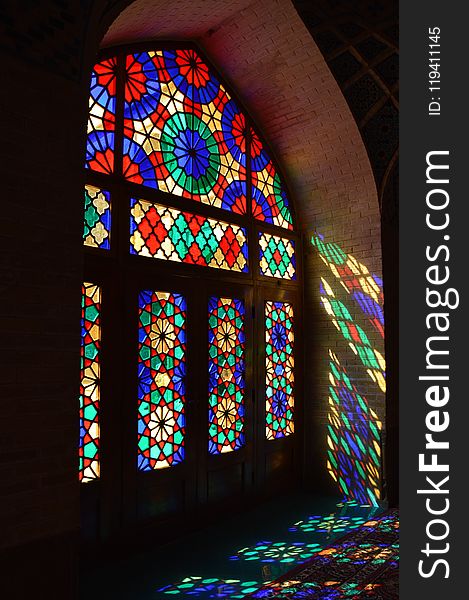 Stained Glass, Glass, Window, Light