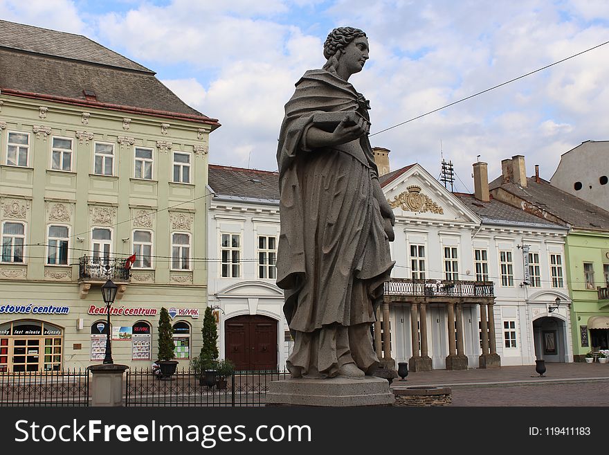 Statue, Monument, Landmark, Classical Architecture