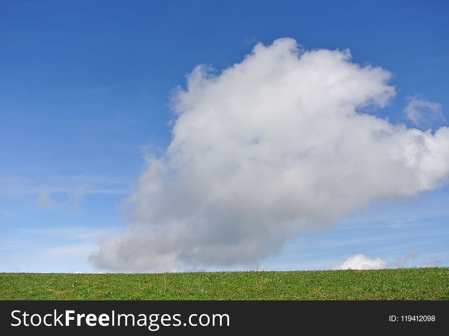 Sky, Cloud, Grassland, Cumulus