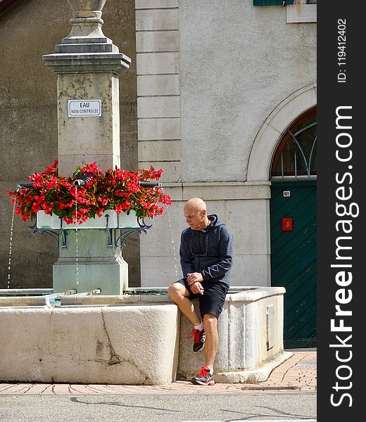 Flower, Infrastructure, Public Space, Standing