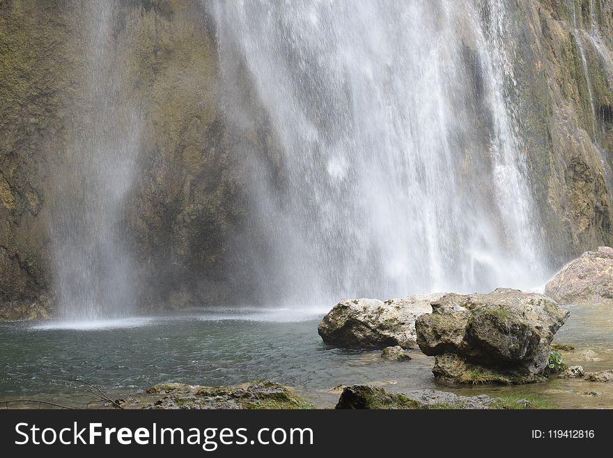 Waterfall, Water, Nature, Body Of Water