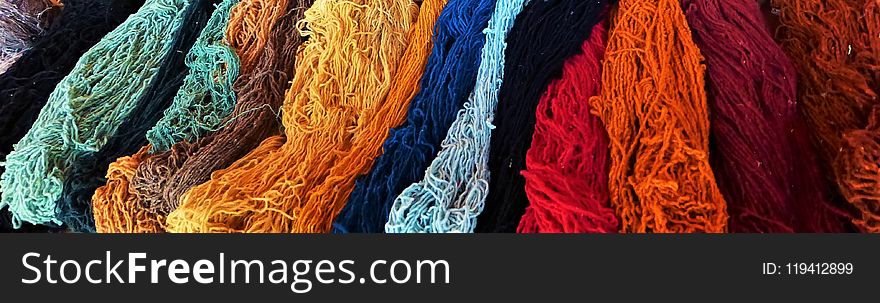 Thread, Textile, Woolen, Pattern