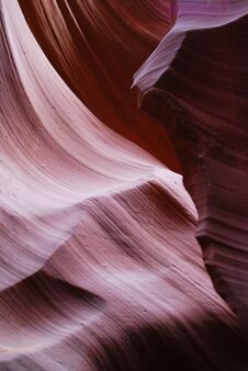 Slot Antelope Canyon In Navajo Reservation Stock Image
