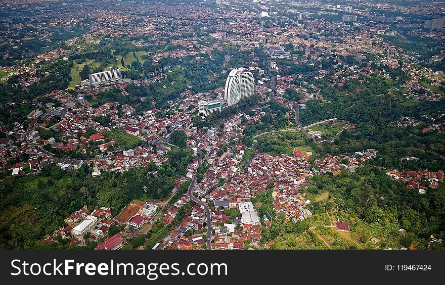 Aerial View Photography of City