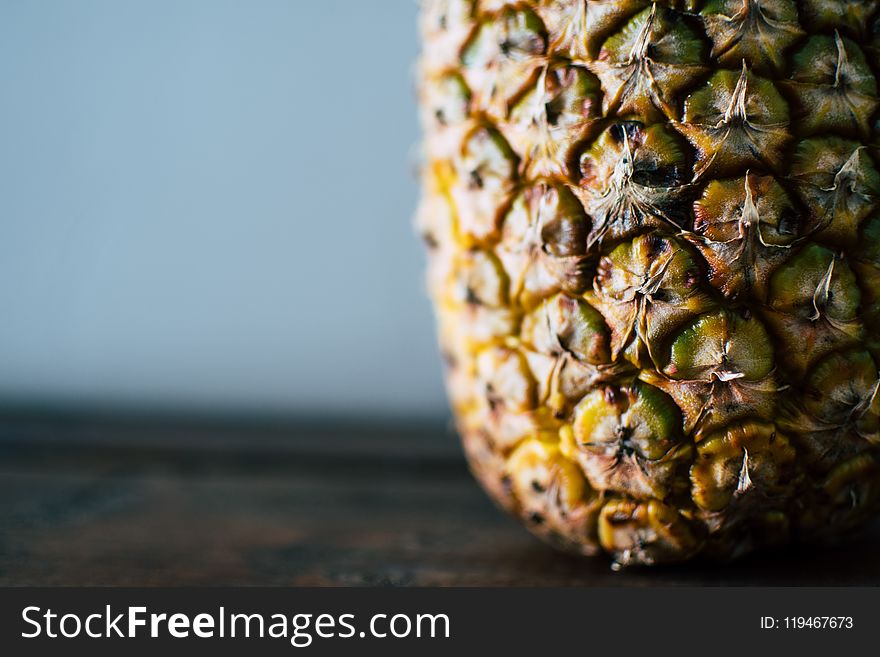 Closeup Photography Of Pineapple