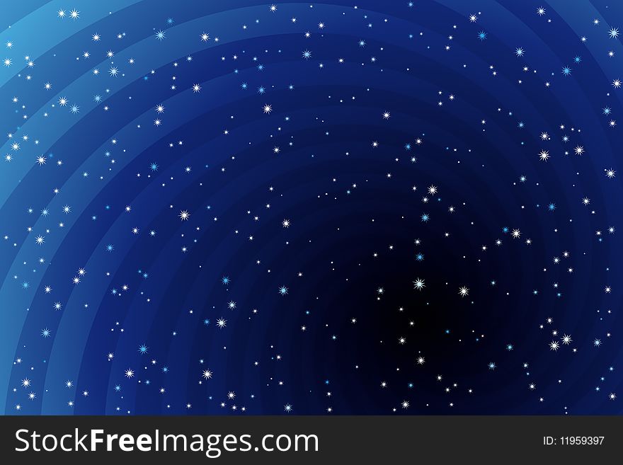 Vector illustration of Stars Background