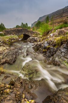 Ashness Bridge Near Keswick In The Lake District, England, UK Stock Image Ashness Bridge Near Keswick In The Lake District, England, UK Stock Image