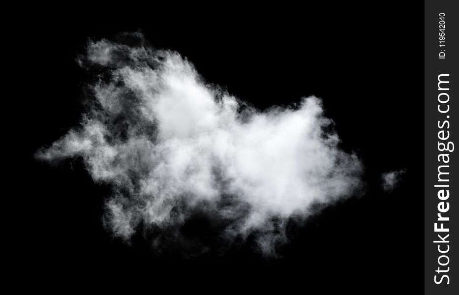 Clouds on a black background. Clouds on a black background