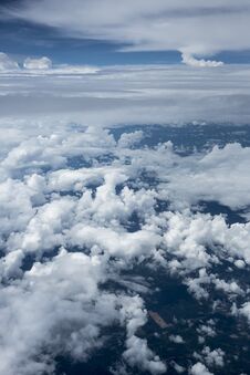 Clouds Over Asia From A Plane Stock Photo Clouds Over Asia From A Plane Stock Photo