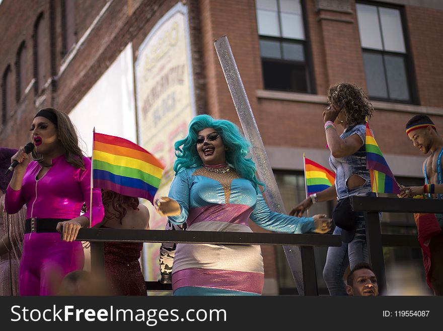 Photo of Person Holding Lgbt Flag