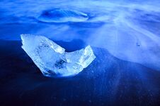 Global Warming Affects Jokulsarlon Glacier Lake In Iceland. Suns Royalty Free Stock Photography Global Warming Affects Jokulsarlon Glacier Lake In Iceland. Suns Royalty Free Stock Photography