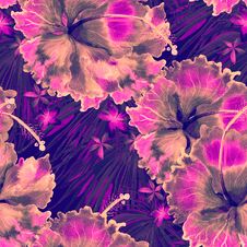 Exotic Pattern. Summer Watercolor Background. Stock Photo Exotic Pattern. Summer Watercolor Background. Stock Photo
