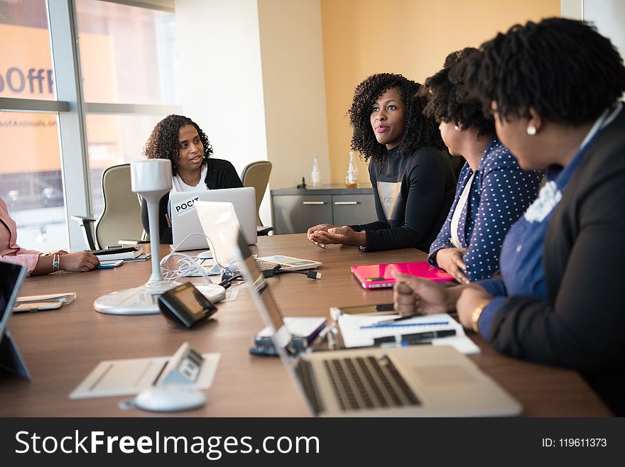Four Woman At The Conference Room