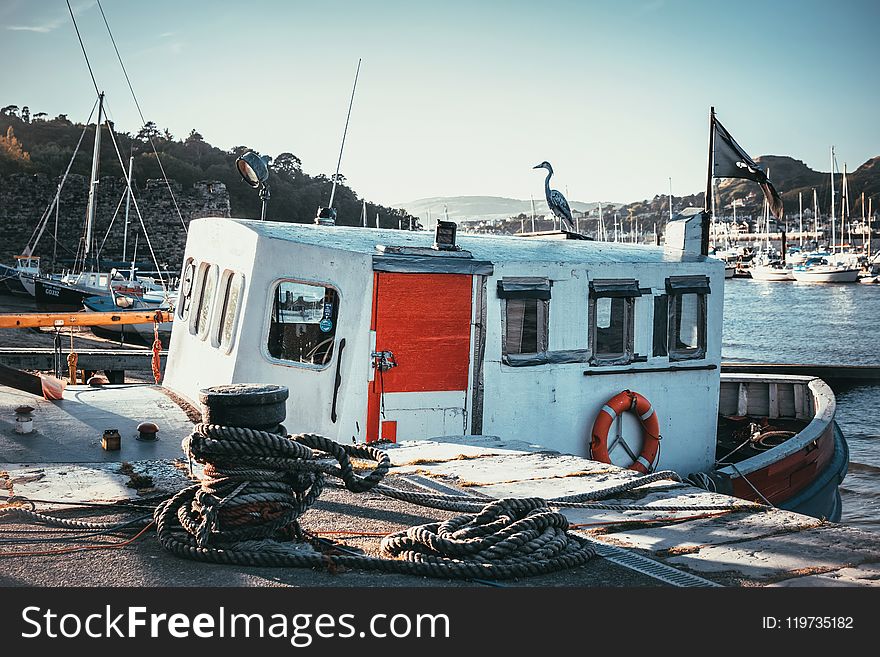 Fishing Boat On A Dock