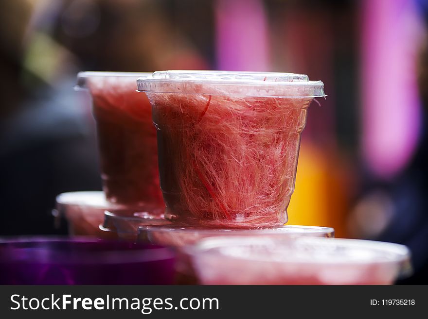 Close-up Photogaphy Of Clear Plastic Cups