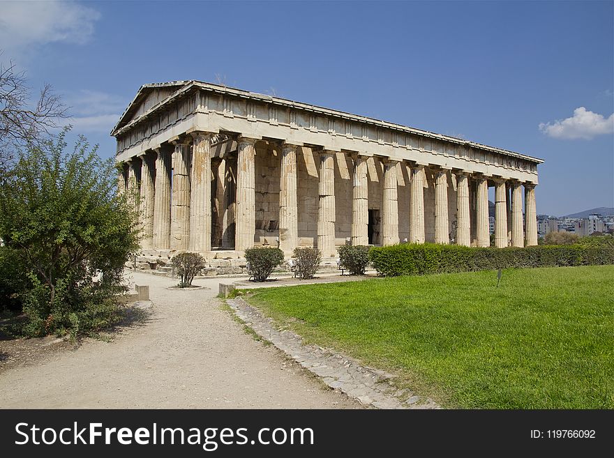 Historic Site, Ancient Greek Temple, Classical Architecture, Landmark