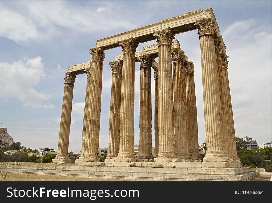 Ancient Roman Architecture, Historic Site, Roman Temple, Ancient Greek Temple