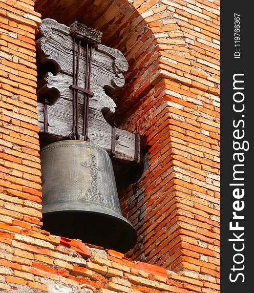 Brickwork, Brick, Church Bell, Bell