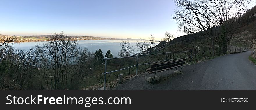 Sky, Winter, Lake, Loch