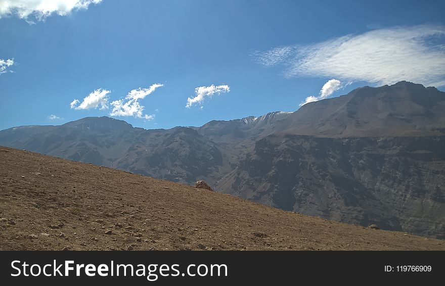 Sky, Highland, Ridge, Mountainous Landforms