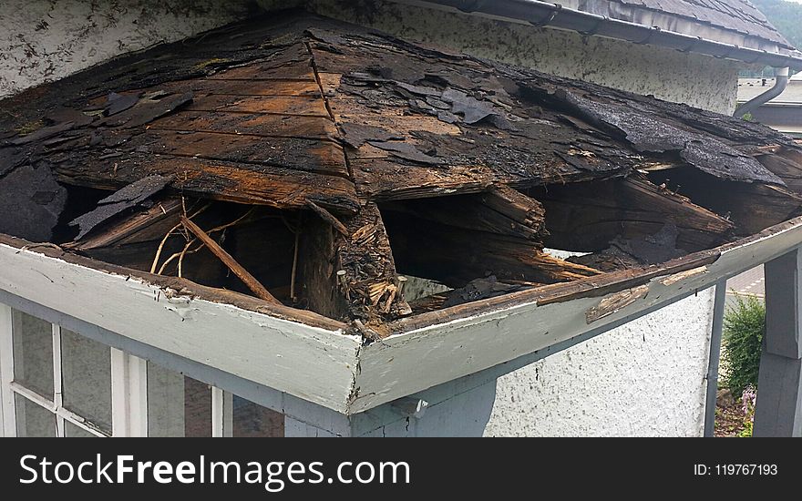 Roof, Outdoor Structure, Wood