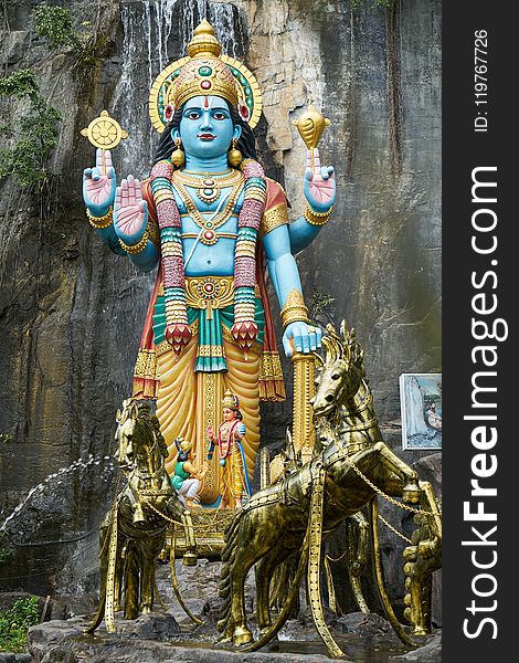 Hindu Temple, Statue, Temple, Place Of Worship