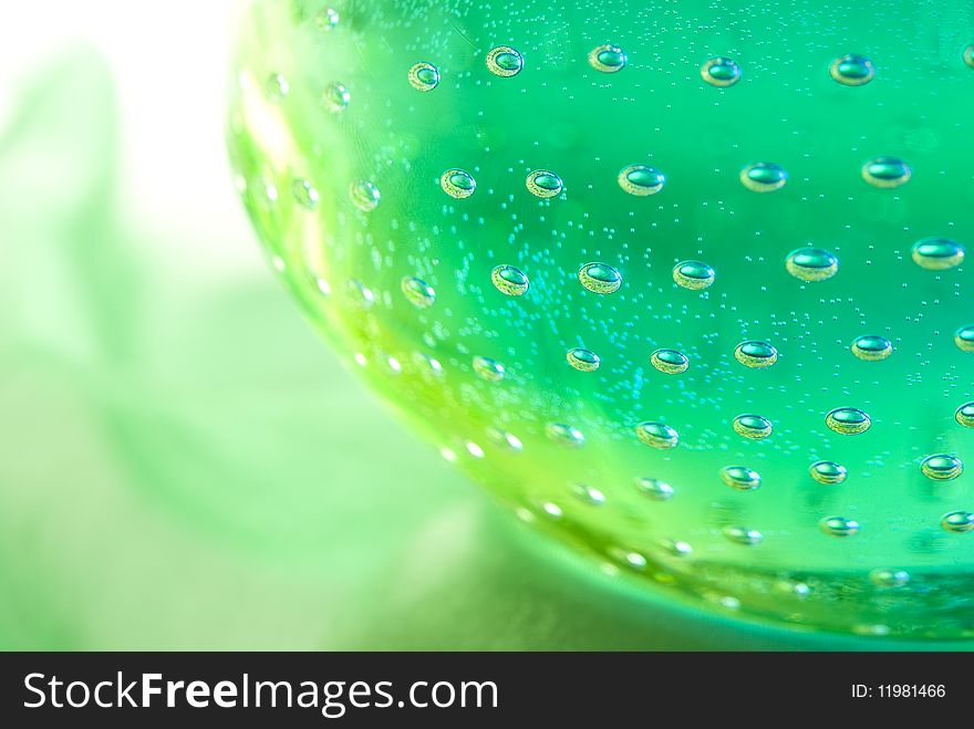 Colorful Glass Vase Background