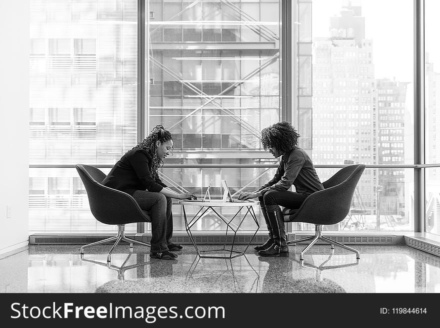 Two Person Seating On Chairs